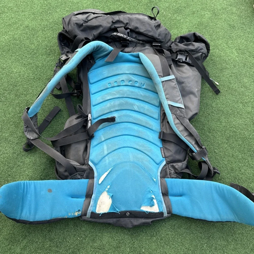 Osprey Variant 52 Blue BlacInternal Frame Hiking Camping Travel Backpack Outdoor
